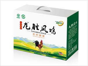 龍勝鳳雞食品包裝設計案例圖片