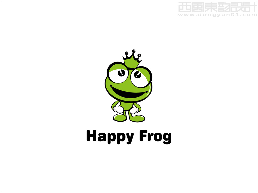 happy frog卡通形象設計