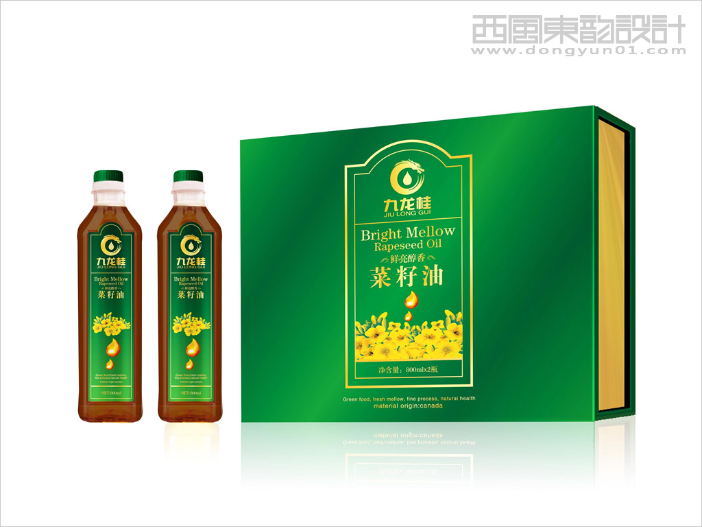 澳加糧油工業(yè)有限公司菜籽油禮盒設(shè)計(jì)、菜籽油瓶簽設(shè)計(jì)