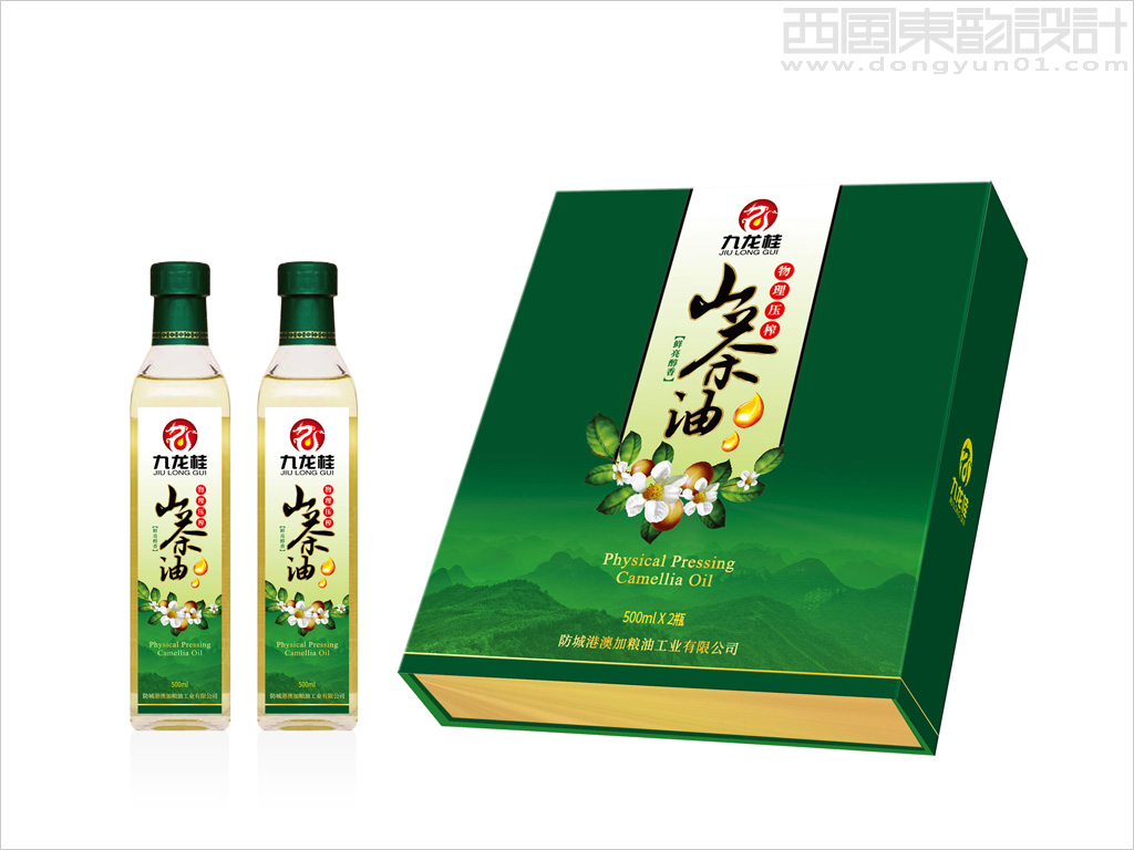 澳加糧油工業(yè)有限公司山茶油禮盒設(shè)計(jì)、山茶油瓶簽設(shè)計(jì)