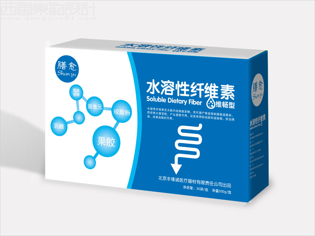 北京豐緣誠醫(yī)療器械有限公司膳愈水溶性纖維素保健品包裝盒設(shè)計