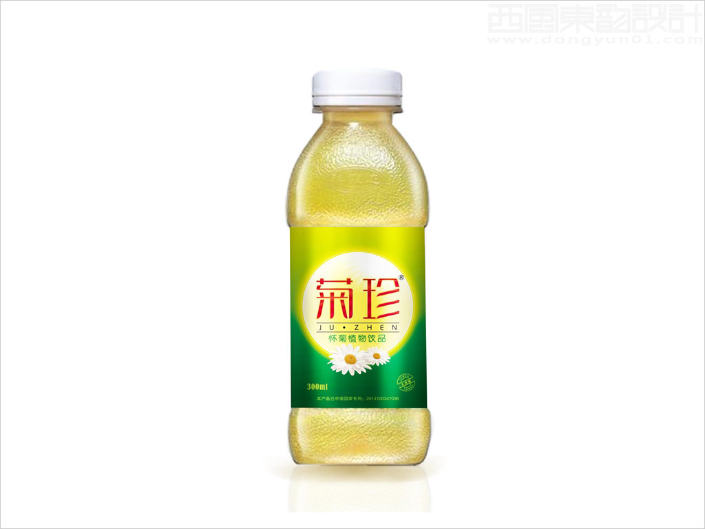 河南科霖達菊珍飲品股份有限公司菊珍懷菊花植物飲料PET瓶簽包裝設計