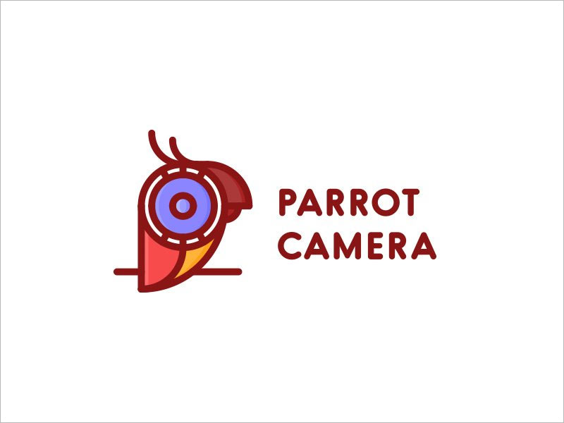 PARROT CAMERA LOGO設計