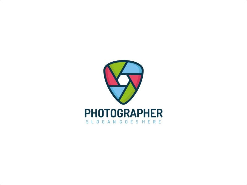 PHOTOGRAPHER SLOGANGOESHERE LOGO設計