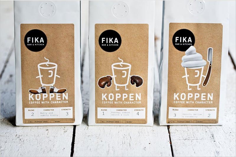 Fika Coffee 咖啡包裝設計