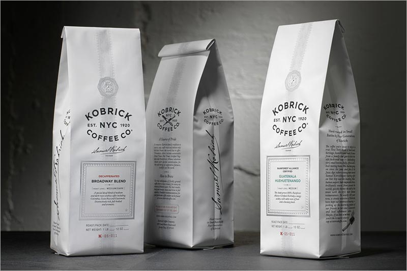 Kobrick Coffee Co 咖啡包裝設計