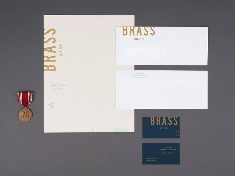 Brass Union公司信紙設計