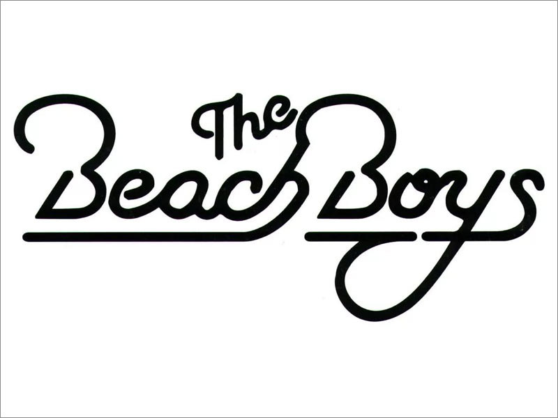 The Beach Boys海灘男孩搖滾樂隊logo設計