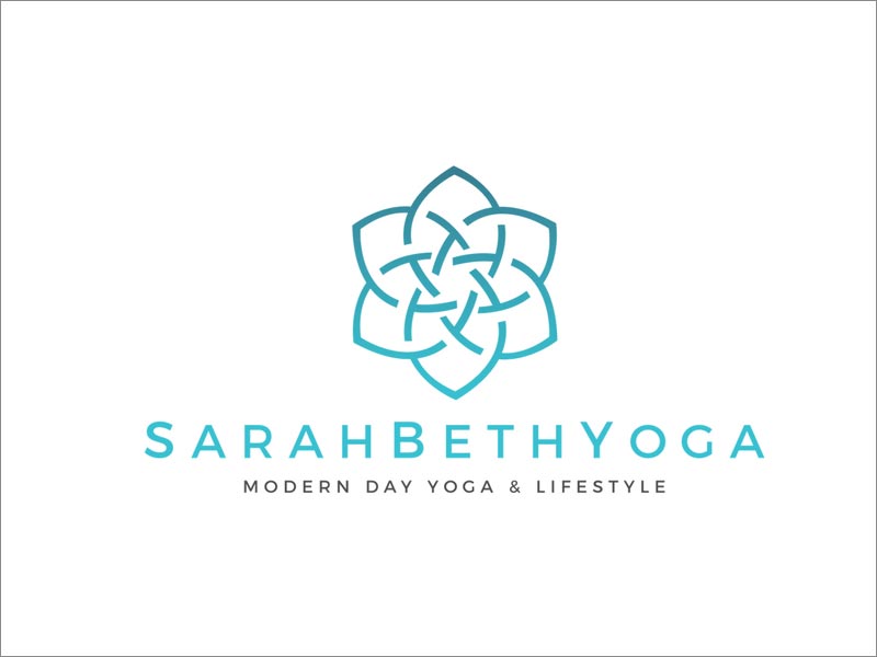 Sarah Beth Yoga短視頻號logo設(shè)計