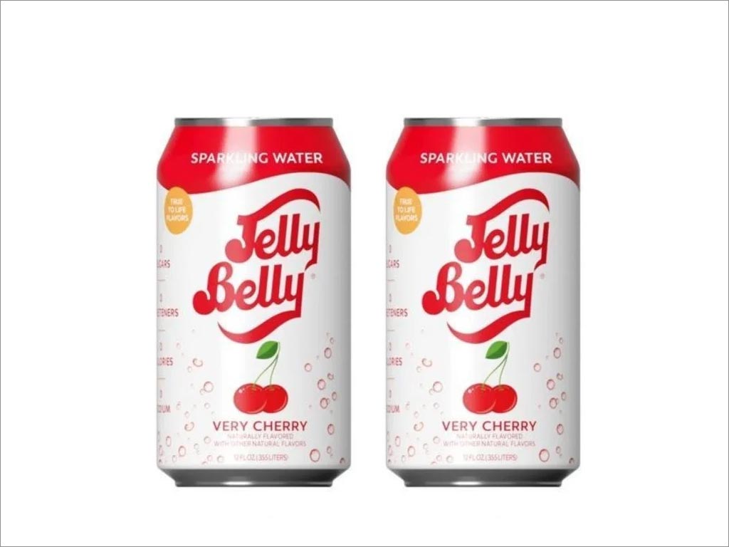 Jelly Belly櫻桃味蘇打水包裝設計