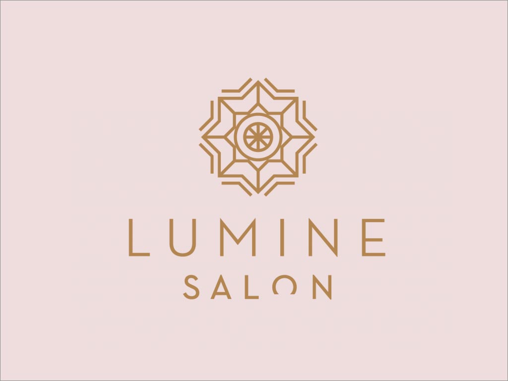 美國Lumine Salon美容美發沙龍品牌logo設計