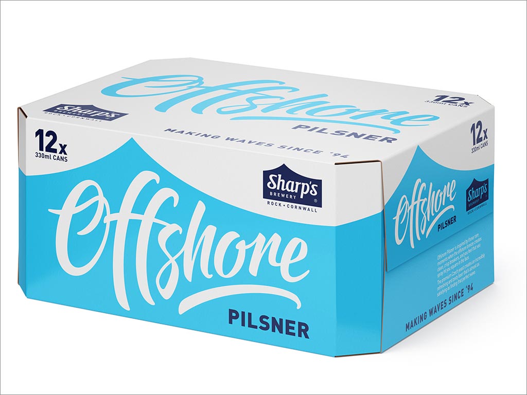 Offshore Pilsner啤酒外箱包裝設計