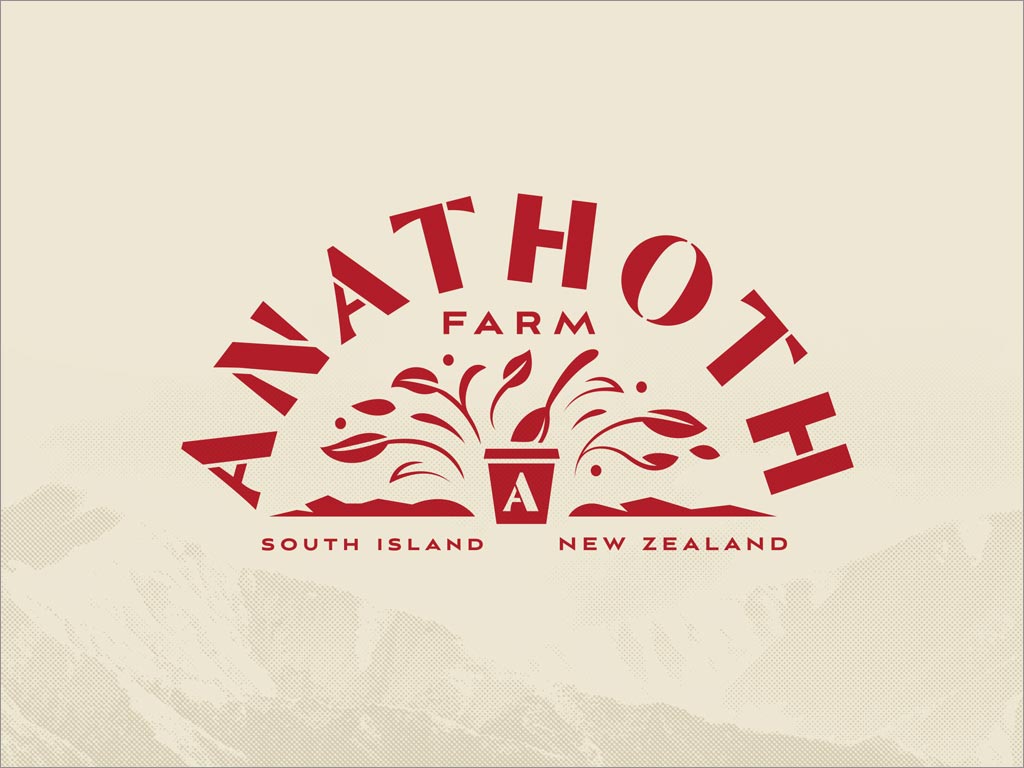 Anathoth Farm果醬品牌logo設計