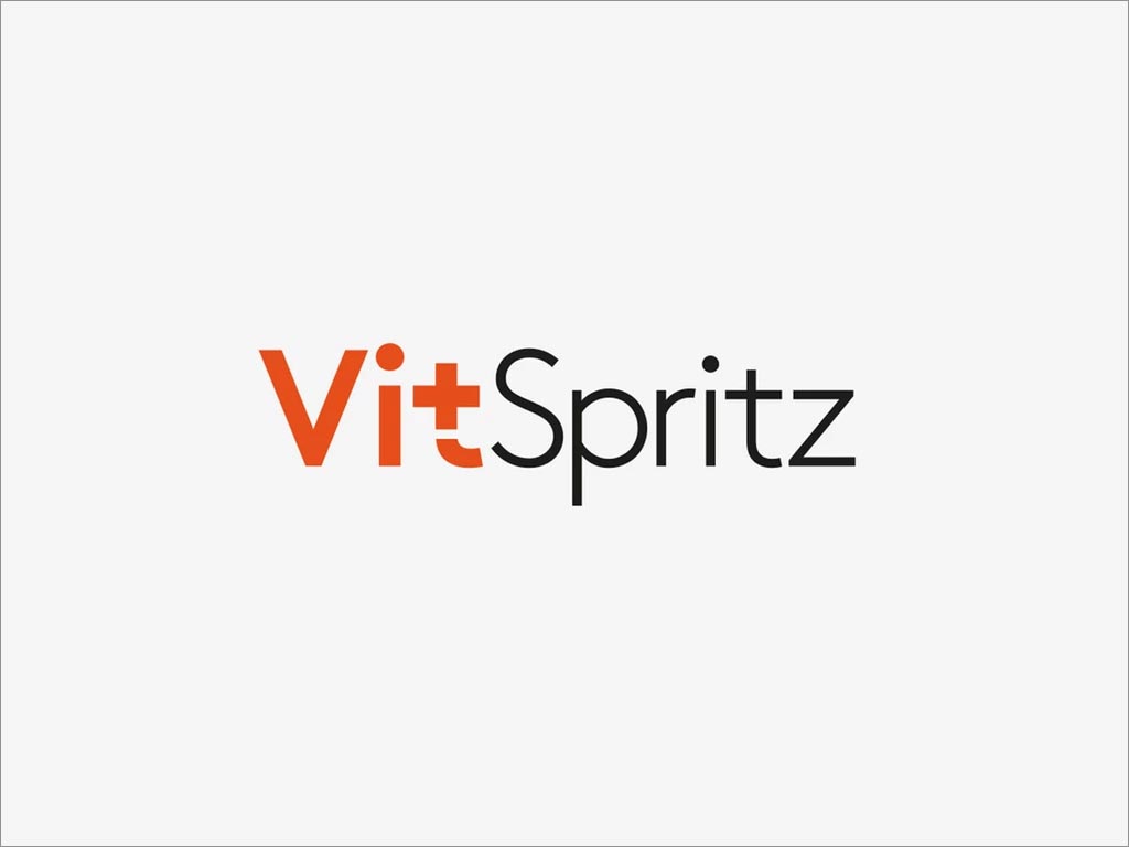 英國VitSpritz維生素口腔噴霧劑保健品logo設計