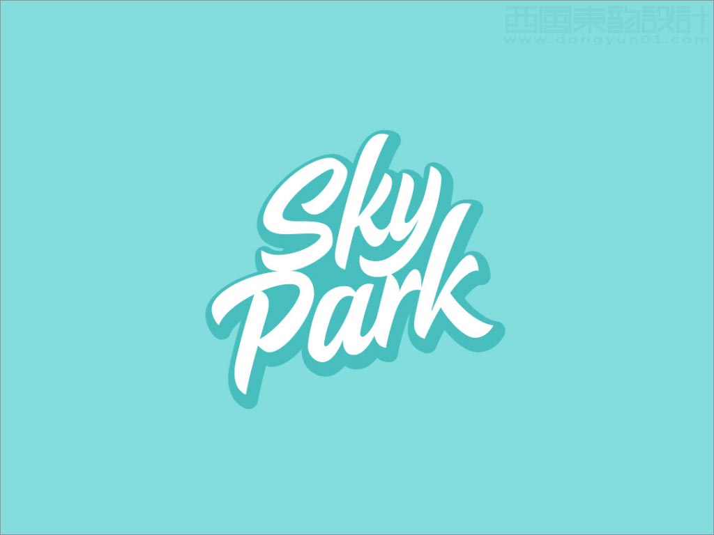 SkyPark天然奶油冰淇淋品牌logo設計