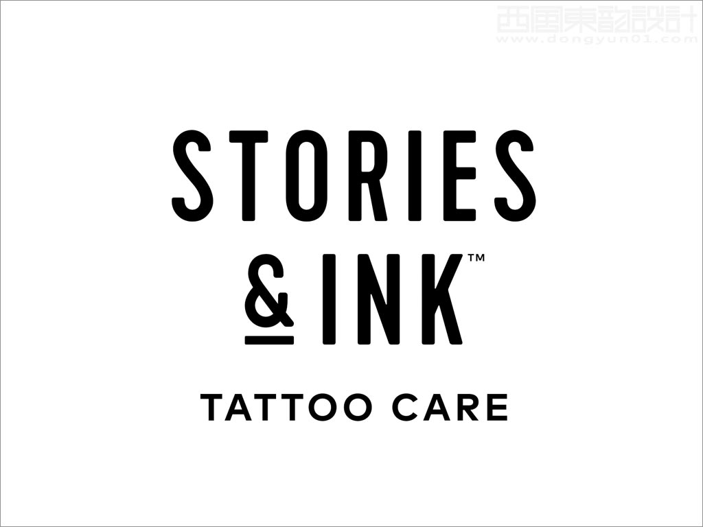 Stories＆Ink紋身護膚產品的品牌logo包裝計