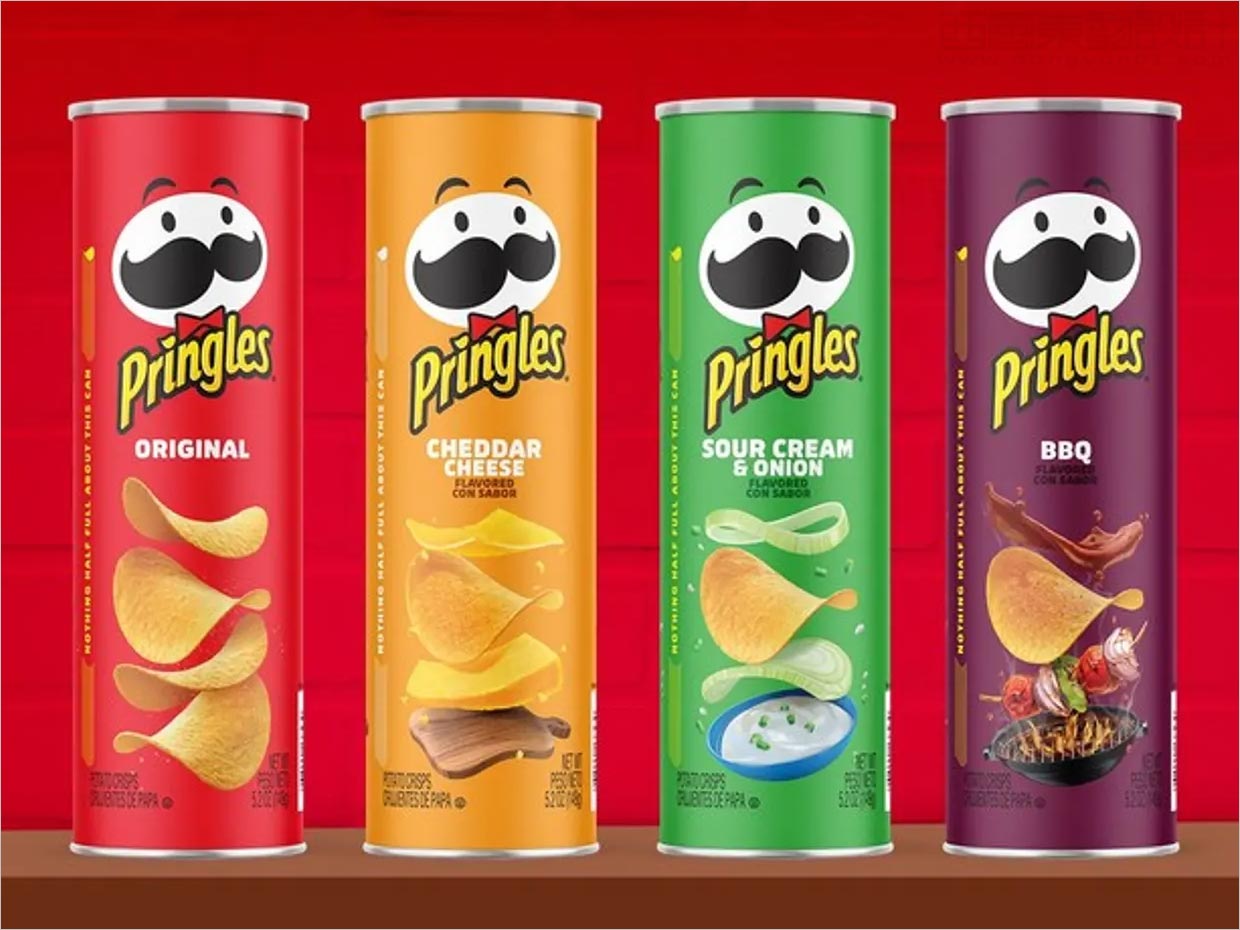 Pringles薯片包裝設計