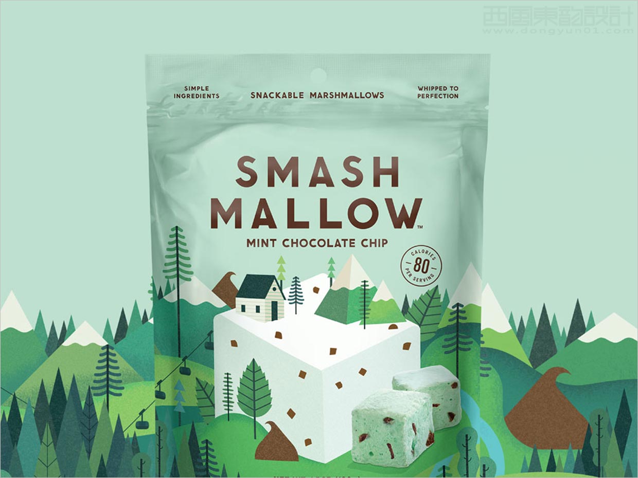 英國Smashmallow棉花糖休閑食品包裝設計