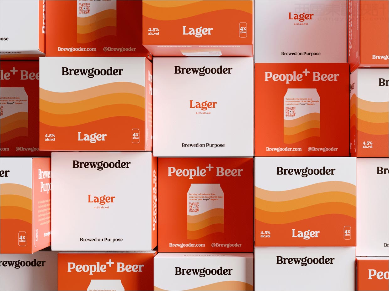 英國Brewgooder啤酒外箱包裝設計