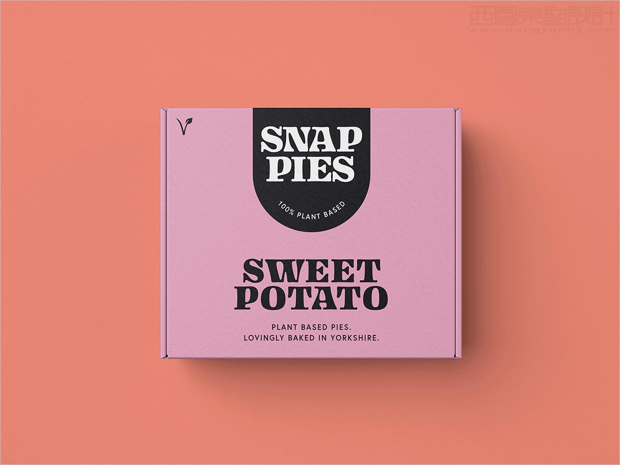 英國Snap Pies植物性素食餡餅食品包裝設計