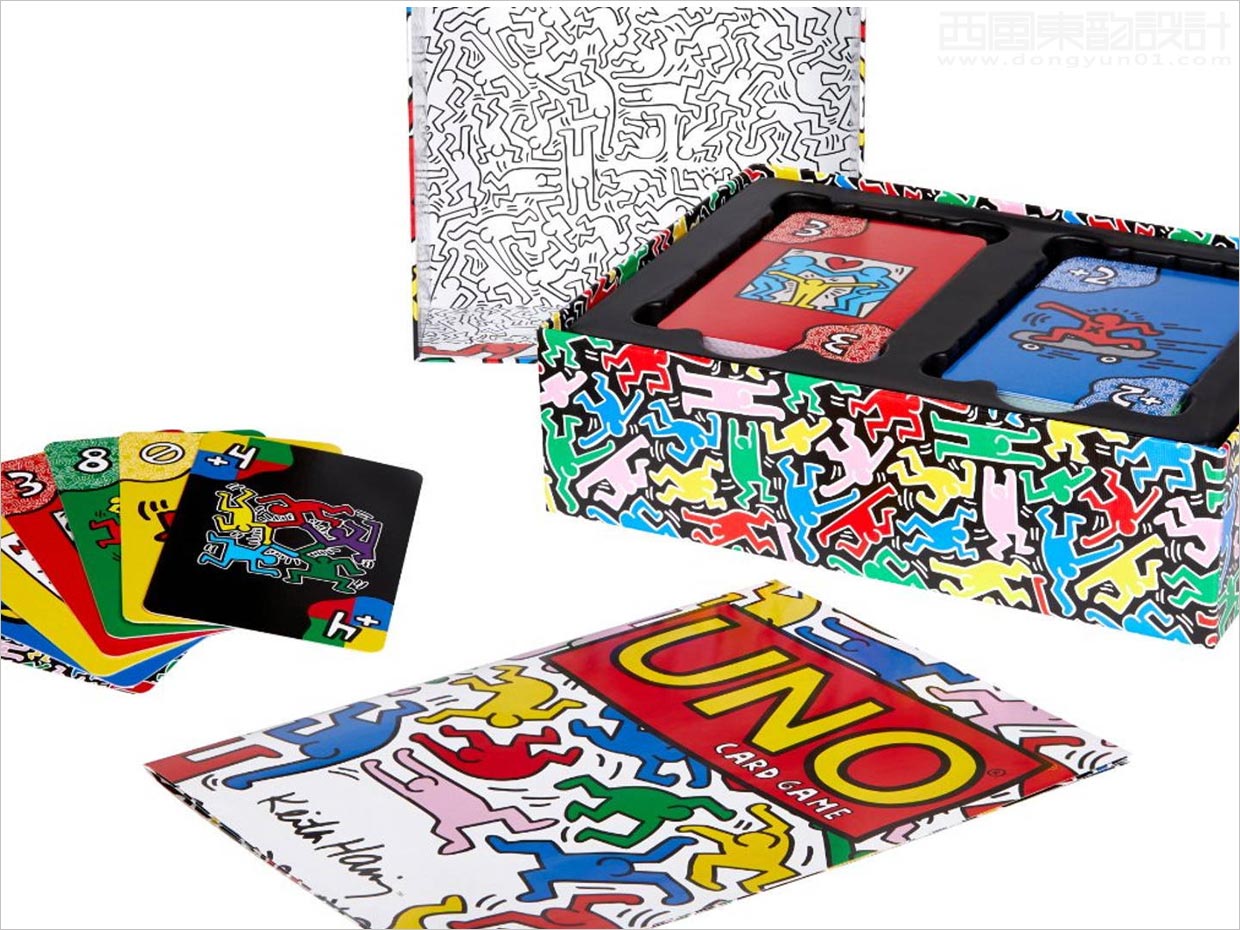 Keith Haring 的 UNO 沉浸在傳統中，但又融入了現代藝術