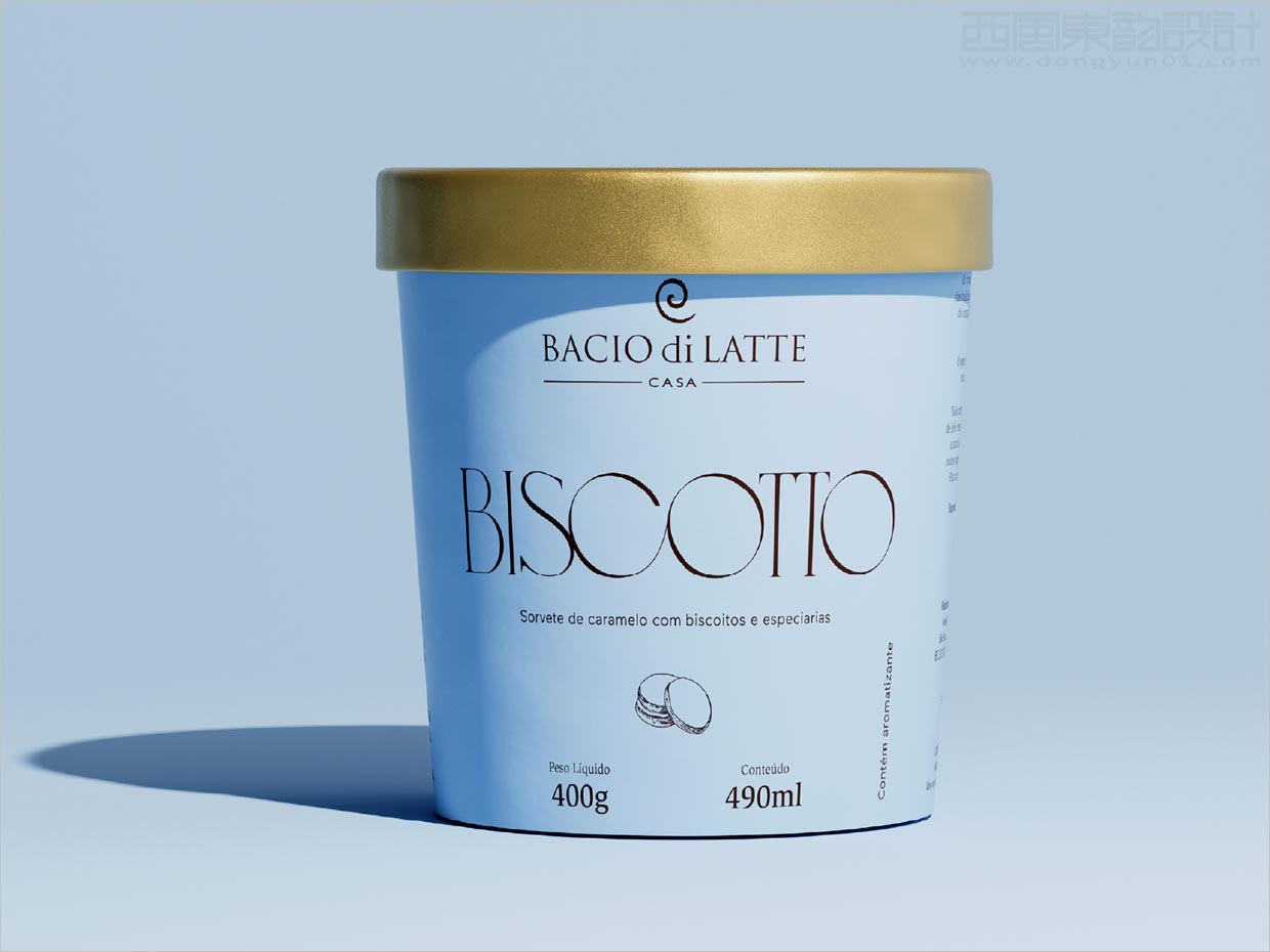 Bacio di Latte Casa冰淇淋包裝設計