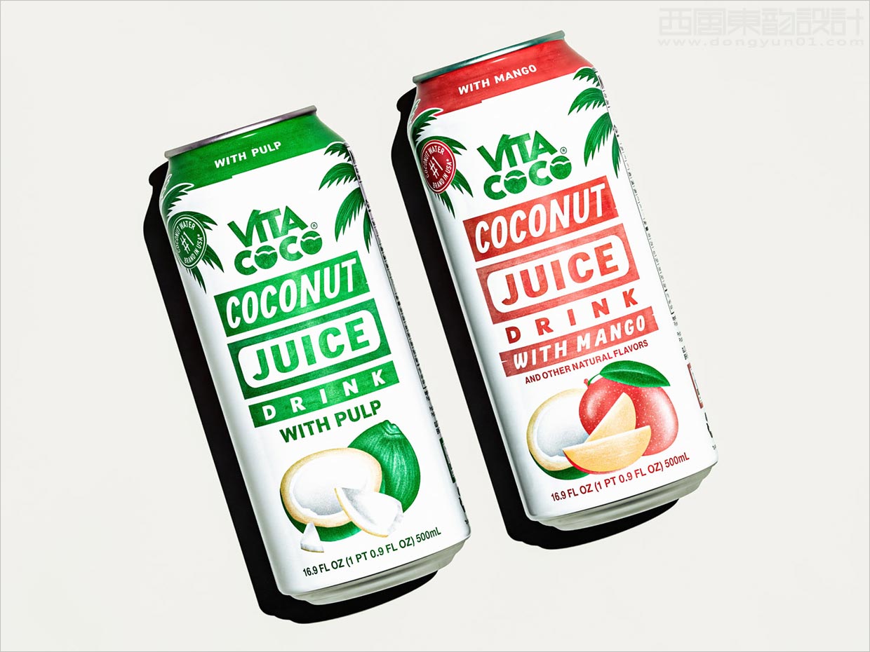 美國Vita Coco果汁飲料包裝設計